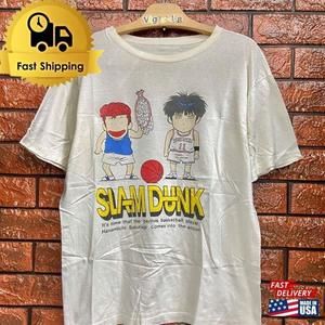 90s Slam Dunk Japanese Sport Basketball Anime Manga Retro T-Shirt
